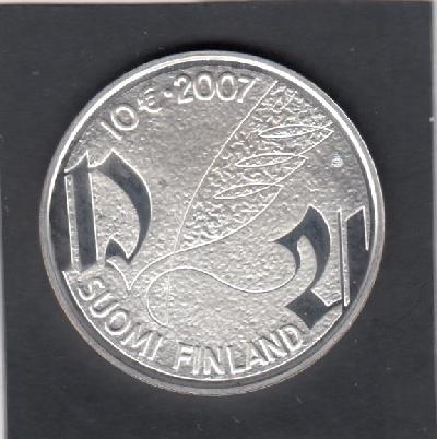 Beschrijving: 10 Euro MIKAEL AGRICOLA